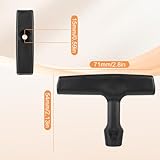 WUIOWPPIC 4Pcs Lawn Mower Handle Parts, Starter Handle Replacement, Starter Recoil Lawn Mower Pull Handle for Lawnmower Chainsaw Trimmer Edger Brush Cutter, Light Pull Handle - Image 6
