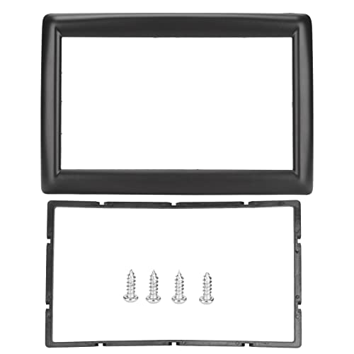 Fascia de Radio Estéreo para Automóvil, 2DIN ABS Marco de Navegación GPS con Estilo Tablero Marco de Radio Reemplazo para Mégane 2 II 2003‑2009