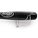 Baseball Bat Wall Mount for Horizontal Display - Sturdy Acrylic Bat Holder - Fits Any Baseball or Softball Bat (Hardware Included) Easy to Install