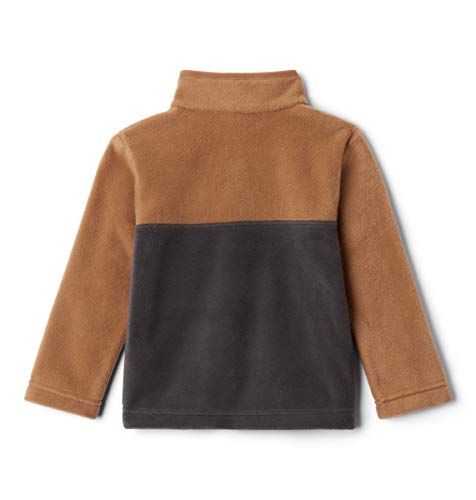 Columbia Toddler Boys Steens Mtn 1/4 Snap Fleece Pull-Over, Delta/Shark, 3T #TOP3