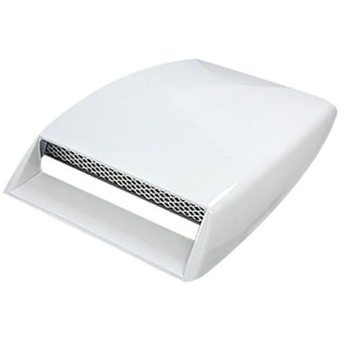Cubierta de ventilación para capó autoadhesiva Abaodam en ABS blanco decorativo