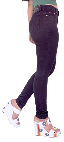 Image of FCK-3 Stretchable Denim Pencil Fit Regular Fit High Waist Jeans for Women
