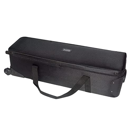 Lesolar Photo Studio Equipment Trolley Case Camera Trolley Carrying Case 44.2X15.2X12 Inches Photo Stand Case With Padded Compartment And Wheels For Light Stand Tripod Strobe Light #TOP24