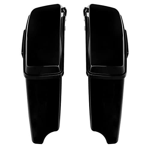 4" Stretched Hard Saddlebags para Harley 2014 y posteriores modelos Touring FLT FLHT FLHTCU FLHRC Road King Road Glide Street Glide Electra Glide Ultra-Classic miniatura 2