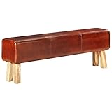 turnbank maße Zusammenbau erforderlich: Ja vidaXL Mangoholz Massiv Sitzbank Turnbock-Design Hocker Turnhocker Garderobenbank Sitzhocker Turnbank Bank Flurbank 160cm Braun Echtleder