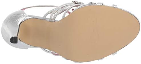 Johnathan Kayne Women's Stella Sandal, Silver, 6 M US | Image 3