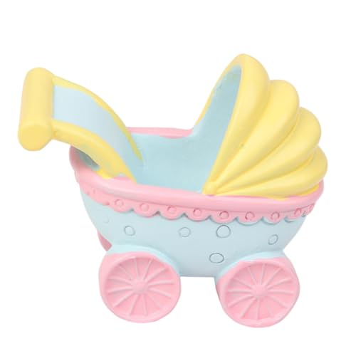 Partykindom 10749023 Cake Decor Stroller For Baby Shower Birthday Party, Edible Cake Toppers Baby Stroller thumb #4