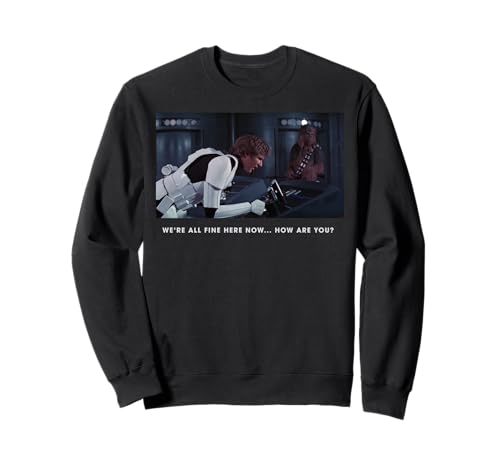 Sweatshirt Star Wars We're All Fine Here Now pull chaud anti-courants d'air
