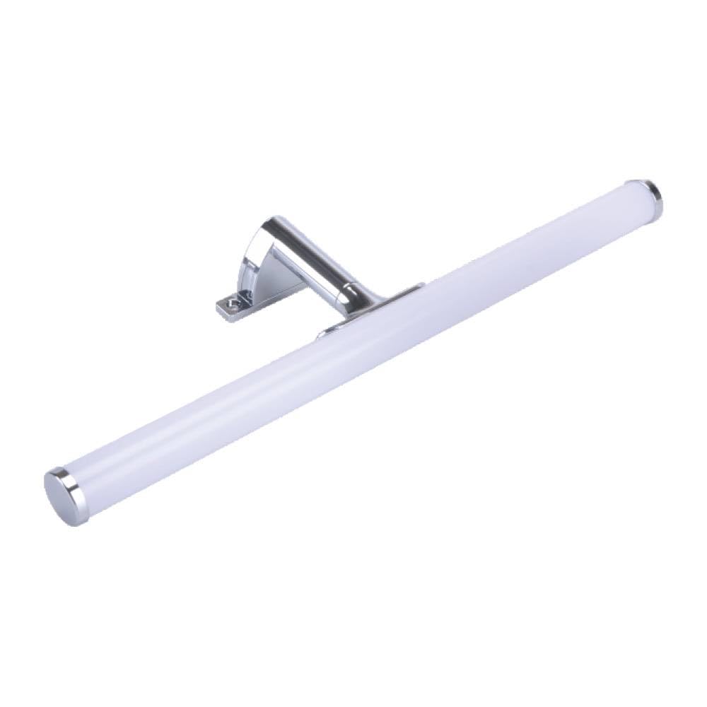 BARCELONA LED - Aplique Espejo Baño LED 6W | Luz para Espejo de Baño. Lámpara de Pared Interior IP44, resistente al agua. Diseño Moderno en Cromo y Mate Opal