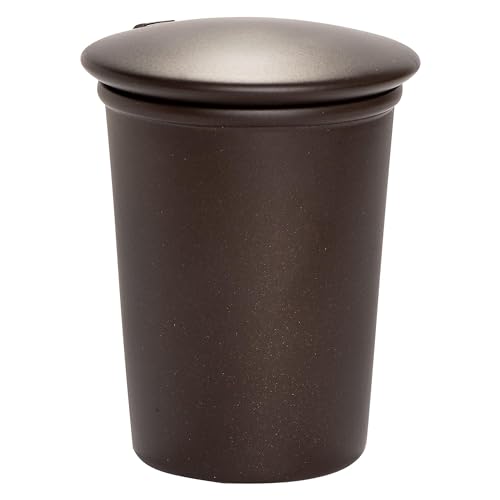 Stinky Cigar Car Ashtray, Matte Brown | Premium Stainless Steel Ashtray Cup with Spring Clip Mechanism for All Cigar Sizes - Perfect On The Go Accessory for Cigar Enthusiasts and Automobiles