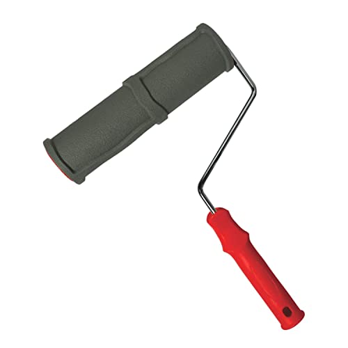 Image of Kayra Decor 9 Inch Paint Roller with Long Chrome Handle | ReusableWall Painting Roller Brush for Smooth Paint Finish | Ideal for Interior & Exterior Walls, Ceiling & DIY Painting (EG727T)