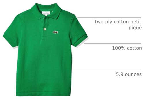 Image of Lacoste Unisex Adult Kids Short Sleeve Classic Pique Polo