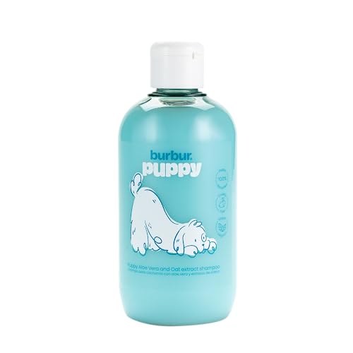 BURBUR - Puppy, Veganes Welpenshampoo | 400 ML | Veganes Shampoo für Hunde und Katzen | Welpenshampoo | Alle Rassen | Feuchtigkeitsspendend und Belebend | mit Aloe Vera und Hafer BURBUR - Puppy, Veganes Welpenshampoo | 400 ML | Veganes Shampoo für Hunde und Katzen | Welpenshampoo | Alle Rassen | Feuchtigkeitsspendend und Belebend | mit Aloe Vera und Hafer