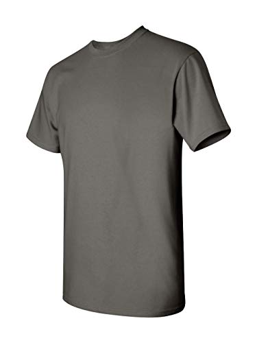 Gildan T-shirt vierge unisexe pour un look décontracté au quotidien en gris anthracite