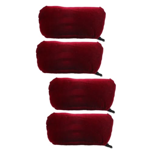 BUTIFULSIC 2 Pairs Crutch Armpit Pad Walking Stick Crutch Supply Crutch Pads for Armpits Reusable Crutch Cushion Crutch Accessories Crutch Hand Grip Compact Crutch Cushion Cotton Red