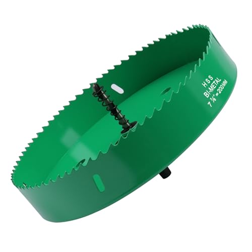 Image of 7.87 Inches /200mm Bi-Metal Hole Saw with Arbor & Pilot Bit