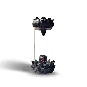 LUKAPLUS Stufflane Essence of Shiva Smoke Fountain Aromatic Fountain Lord Shiva Idol shivling Ceramic Incense Holder with 10 Back Flow Incense Cones,Aromatherapy,Home Decor-1-Pcs/10 Cones