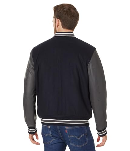 Levi's Men's Mixed Media Letterman Varsity Jacket2