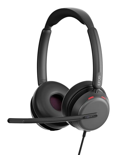 EPOS Impact 860T Double-Sided Wired USB C and USB A Headset...