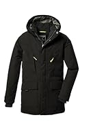 killtec Jungen Funktionsparka/Parka wasserdicht mit Kapuze KOW 378 BYS PRK, schwarz, 164, 42171-000