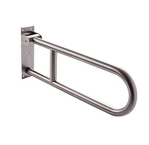 handrail Handrails Grab Bar Foldable Polish Stainless Steel Bathroom Handrail/Wall Mounted Straight Towel Holder/Shower Aid & Support Handrail Grab Rail Ssup/#Satin