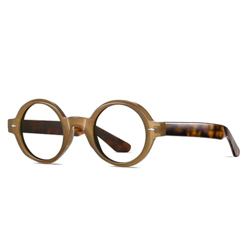 Lunettes de soleil rondes tendance homme femme rétro transparentes UV400