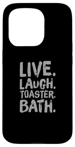 Live Laugh Toaster �o�X�T�C�� Live Laugh Toaster �����C�̈��p �X�}�z�P�[�X iPhone 15 Pro �p