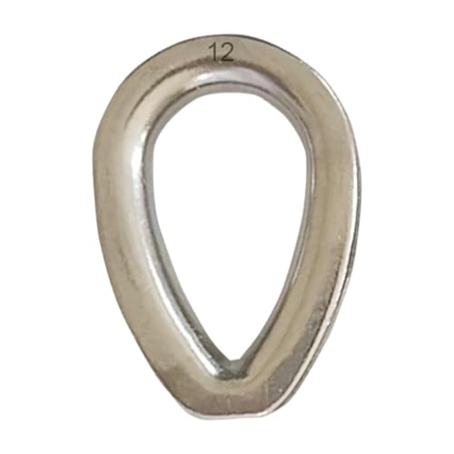 Ditali per fune, ditale per fune di ancoraggio per barche - hardware per costruzioni marittime | Varie specifiche Manicotto ad anello a crimpare in acciaio inossidabile - Hardware