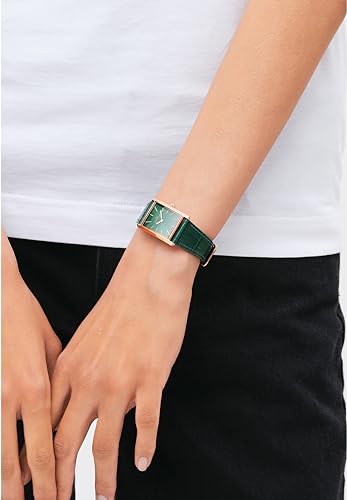 Image of Daniel Wellington Bound 35x24mm Guilloche Silver - Men Watch Stainless Steel Leather Strap Watch