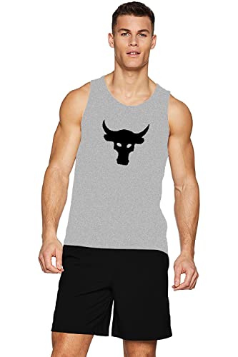 THE BLAZZE Men 0146 Sleeveless T-Shirt Vest Tank Tops Muscle Tee Gym Bodybuilding Vests Fitness Workout Train Stringers, Color_04, XXL