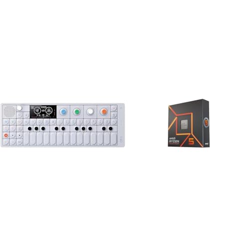 Teenage Engineering OP-1 All-in-One Portable Synthesizer, Sampler and Controller & AMD Ryzen 5 7600X Desktop Processor (6-core/12-thread, 38MB cache, up to 5.3 GHz max boost)