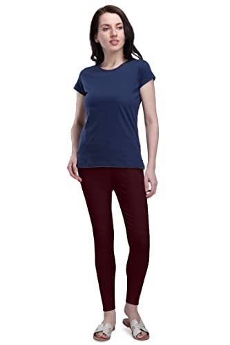 Image of Plus Size Slub Lycra Trouser Cigarette(Pencil) Pants Sizes(26 to 44)