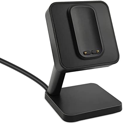Charger Dock Compatible with Fitbit Luxe/Charge 5/Charge 6 Smartwatch,Comfortable View Angle Charging Stand Base with 3.3 Feet Charger Cable fit for Fitbit Charge 5 Smartwatch