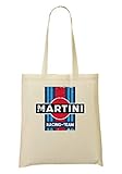 Größe 37x41cm. ShutUp Martini Racing Team Tragetasche Einkaufstasche