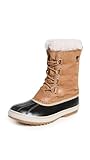 Sorel 1964 Pac Nylon WP, Botas para nieve impermeables, Hombre, Camel Brown Black Collection 2023 2024, 42 EU