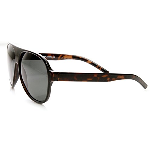 zeroUV Polarized Lens Classic Tear Drop Plastic Aviator Sunglasses3