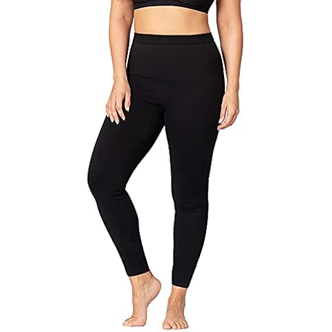 Shapermint MidWaist Shaping 7/8 Capri Leggings Medium Compression Shapewear, Black, XXL Cover