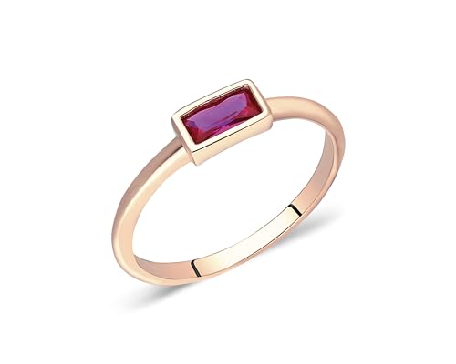 Maysa Jewelry 14K Solid Gold Ruby Ring For Women thumb #6