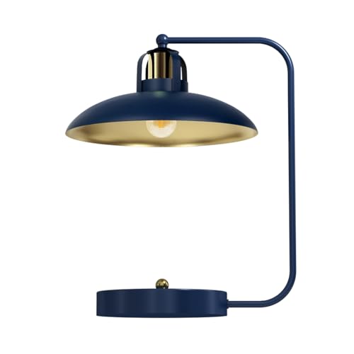 Milagro Lampe de bureau FELIX NAVY BLUE/GOLD 1xE27
