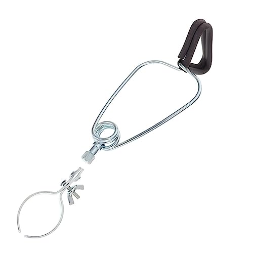 Levemolo 爬虫類シェードクリップ 水族館 爬虫類用ミスト 爬虫類ライトケージ 亀の家屋内 爬虫類スタンド 黒 太陽 ランプシェードアダプター 爬虫類ランプ吊りクリップ 鉄 Black