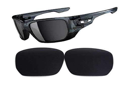 Galaxy Compatible Replacement Lenses For Oakley Style Switch Polarized Black Color.