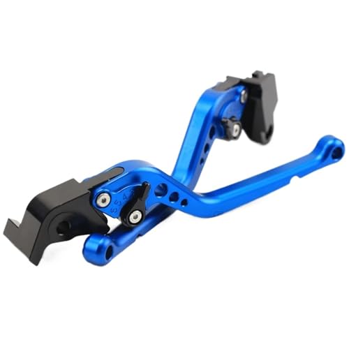 �V���[�g/�����O�u���[�L�N���b�`���o�[ �̂��߂� S1000RR 2010-2018�p �̂��߂� S1000R 2014-2018�p �̂��߂� HP4 2011-2015�p �I�[�g�o�C�����\ CNC�A���~�j�E�� �o�C�N�N���b�`���o�[(Long blue)