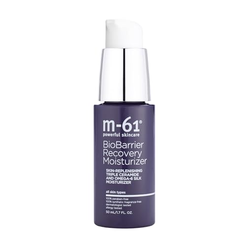 m-61 BioBarrier Renewal Cream | Ultimate Skin Barrier Protection Treatment, Matte Cushion Cream, Triple Ceramide Renewal Barrier Treatment With 1% Allantoin. For Normal to Sensitive Skin - 1.7 Fl Oz
