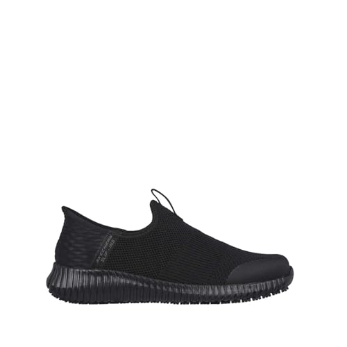 Image of Skechers Men's Hands Free Slip-ins Cessnock Rylind SrSneaker, Black Textile, 7.5 US