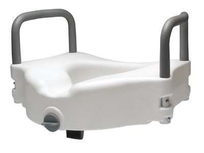 Asiento Elevado para Inodoro con Apoyabrazos Removibles miniatura 1