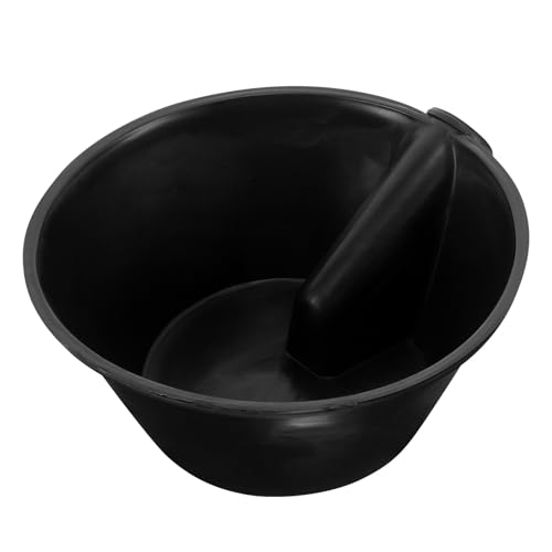 NIYANGLE Cuchara para Jardín de Plástico Negro P2, Pala de Agua Multiusos Resistente para Regar y Fertilizar, Herramienta Agrícola para Huertos y Cultivos en Exteriores