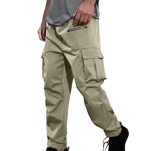 Pantalones cargo para hombre ligeros y elásticos para senderismo de verano