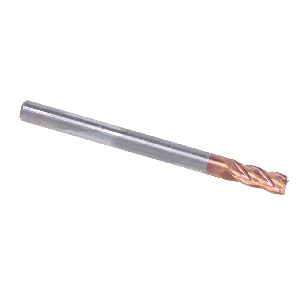 4mm 4 Dents Fraise en Bout Nano de Coupeur de Fraisage fraise en Bout CNC en Acier de Tungstène de Fraise en Bout de Spirale de Revêtement Nano(5pcs)