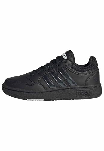 adidas Hoops Shoes, Zapatillas, Core Black/Core Black/Cloud White, 32 EU