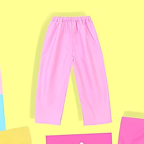 Unisex Baby Toddler Kids Rain Pants Trouser Clothing Water-Proof Raincoat Windproof Rainwear Lightweight Outdoor Trouser Pink